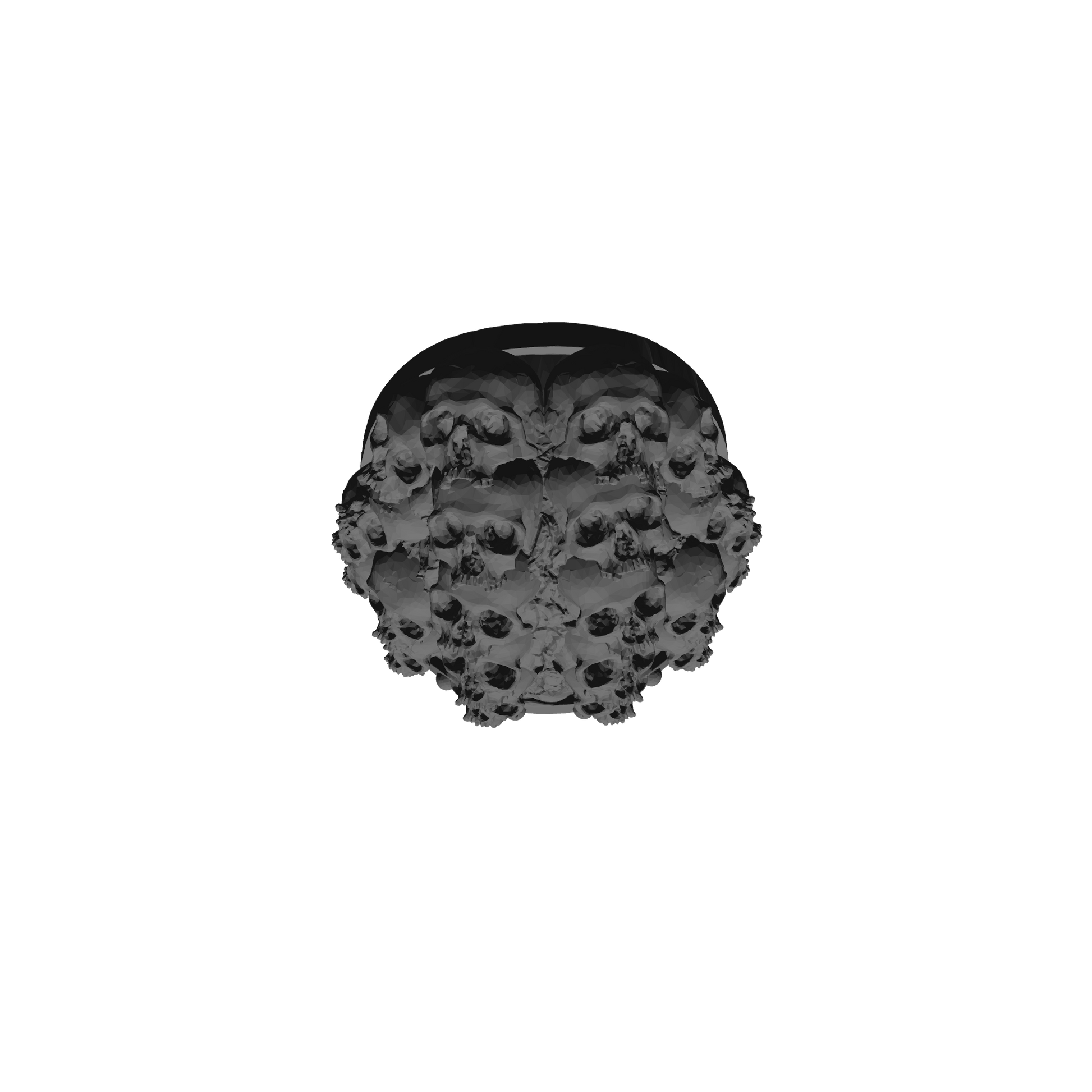 MKVII Shoulder Pad with Large Skulls Qty: 10 for 28mm Scale Traitor Marine Miniatures Pauldrons
