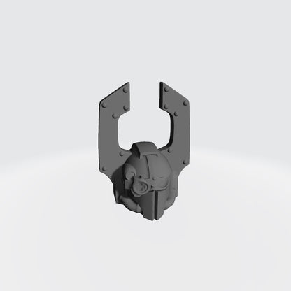 Hydra Shadow Warrior Order Type 3 Tactical Helmet with optic compatible with McFarlane Toys 7-inch armored action figures