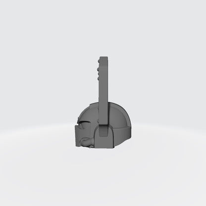 Hydra Shadow Warrior Order Type 3 Tactical Helmet with optic compatible with McFarlane Toys 7-inch armored action figures