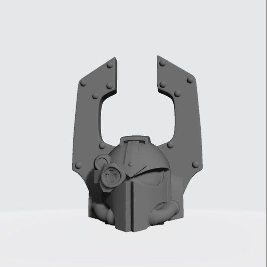 Hydra Shadow Warrior Order Type 3 Tactical Helmet with optic compatible with McFarlane Toys 7-inch armored action figures
