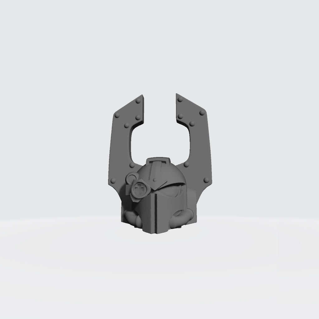 Alpha Legion MK III Helmet with Optic for McFarlane Toys Space Marine Action Figures