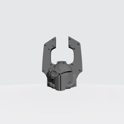 Alpha Legion MK III Helmet with Optic for McFarlane Toys Space Marine Action Figures