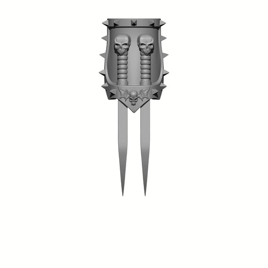 Konrad Curze Night Lords Legion Lightning Claws - Plain Compatible with McFarlane Toys Space Marines 1:12th Scale Action Figures designed by Fantasy World Games