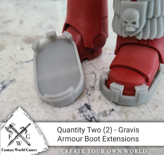 Gravis Armor Captain in Mark X Power Armor Kit for McFarlane Toys Space Marine Action Figures