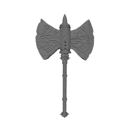 Space Wolf Double Bladed Axe Power Weapon for McFarlane Toys Grimdark Marine Action Figures