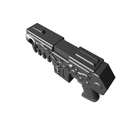 Heavy Bolt Pistol Artificer Pattern for McFarlane Toys Battle Brother Marine Action Figures Custom 1:12th Scale Parts