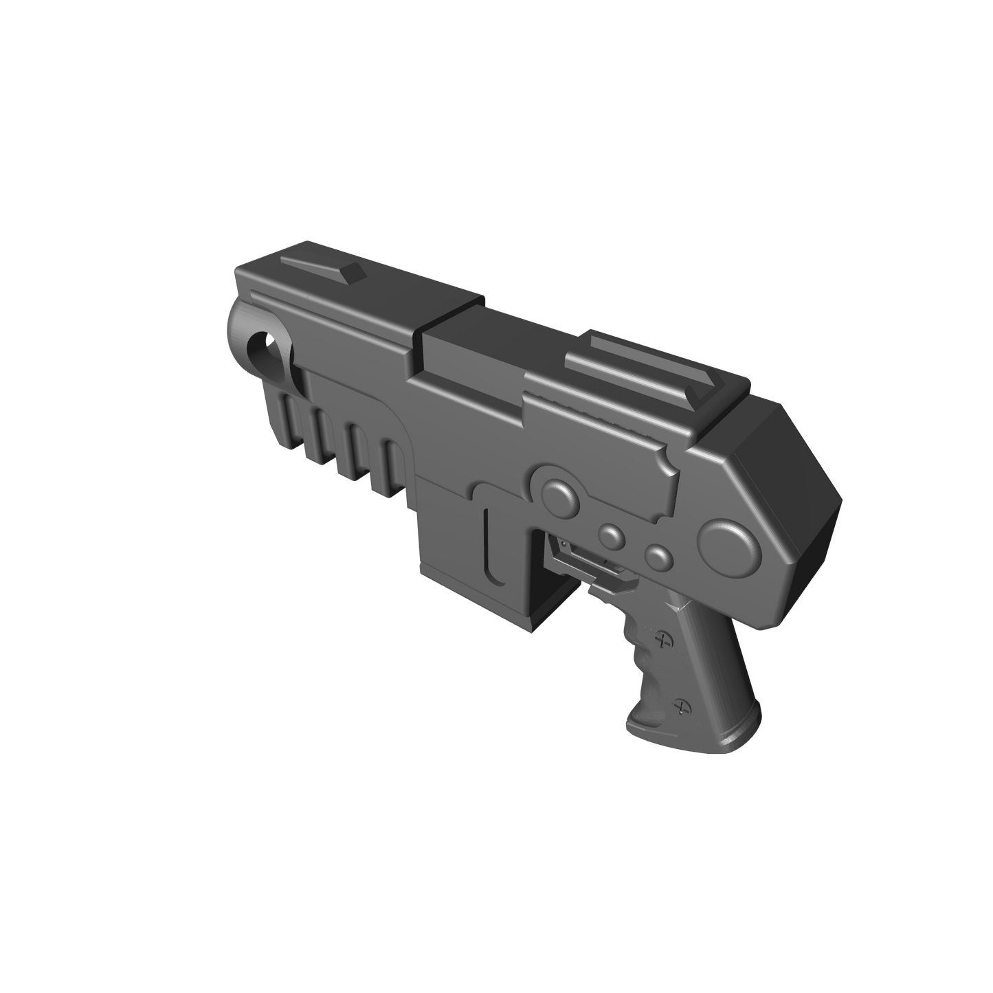 Heavy Bolt Pistol Ver. 2 for McFarlane Toys Space Marine Action Figures Custom 1:12th Scale Parts