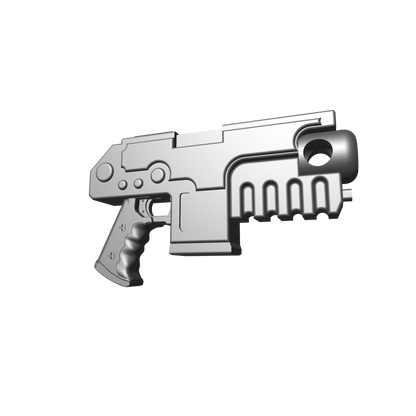 Heavy Bolt Pistol Ver. 2 for McFarlane Toys Space Marine Action Figures Custom 1:12th Scale Parts