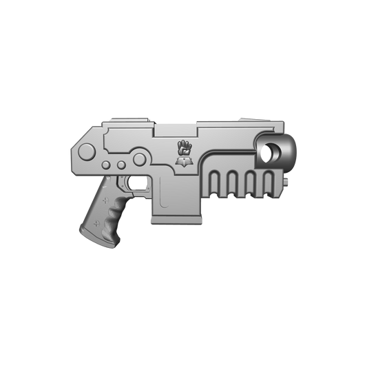Imperial Fists Legion Heavy Bolt Pistol for McFarlane Toys Space Marine Action Figures Custom 1:12th Scale Parts