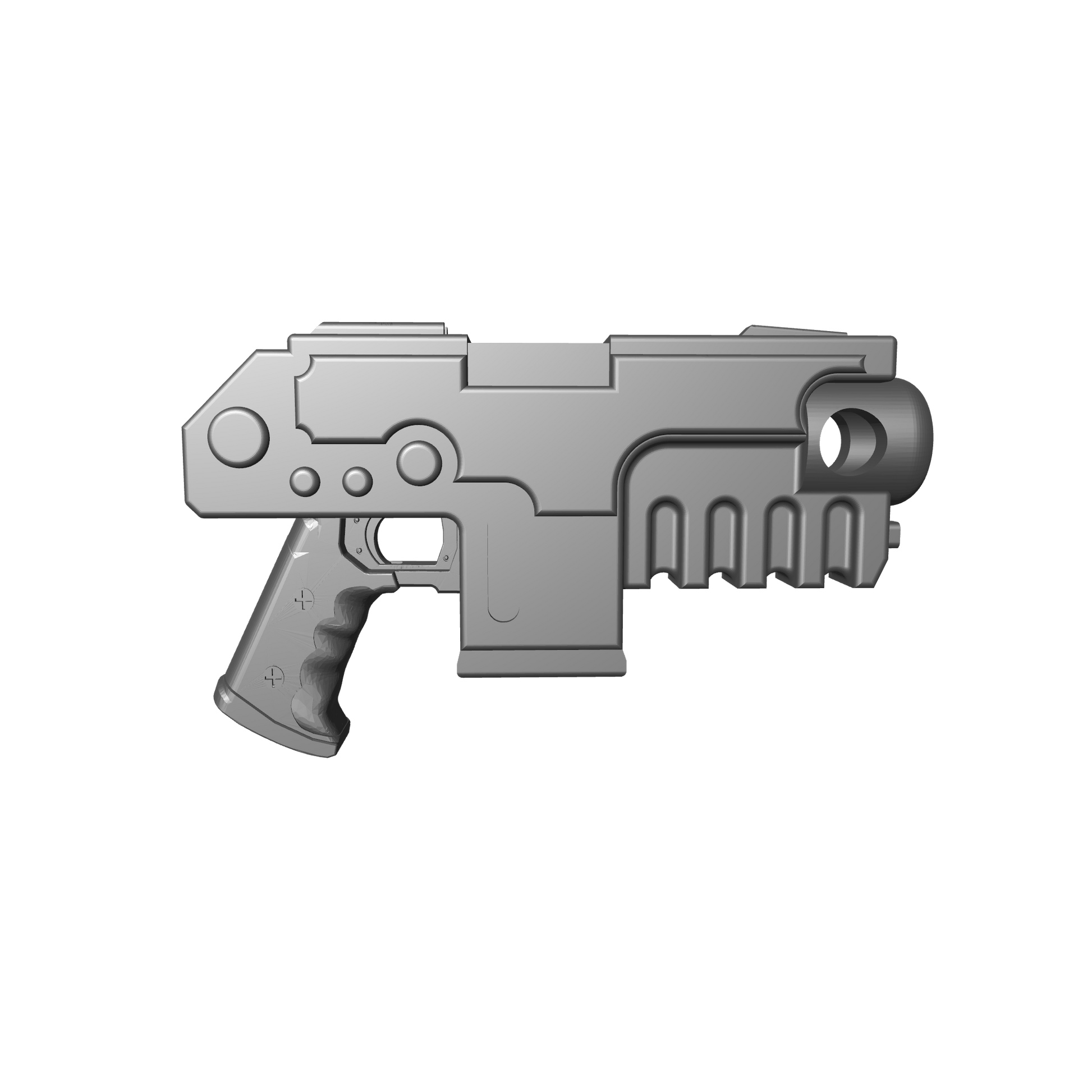Heavy Bolt Pistol Ver. 2 for McFarlane Toys Space Marine Action Figures Custom 1:12th Scale Parts