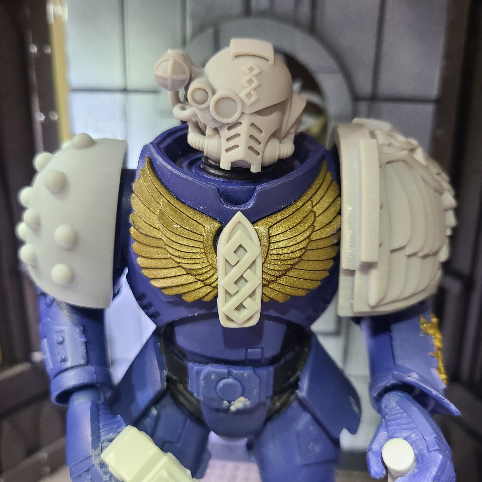 Apothecary Chest Armor Decal for McFarlane Toys Loyalist Marine Action Figures Custom 1:12th Scale Armor