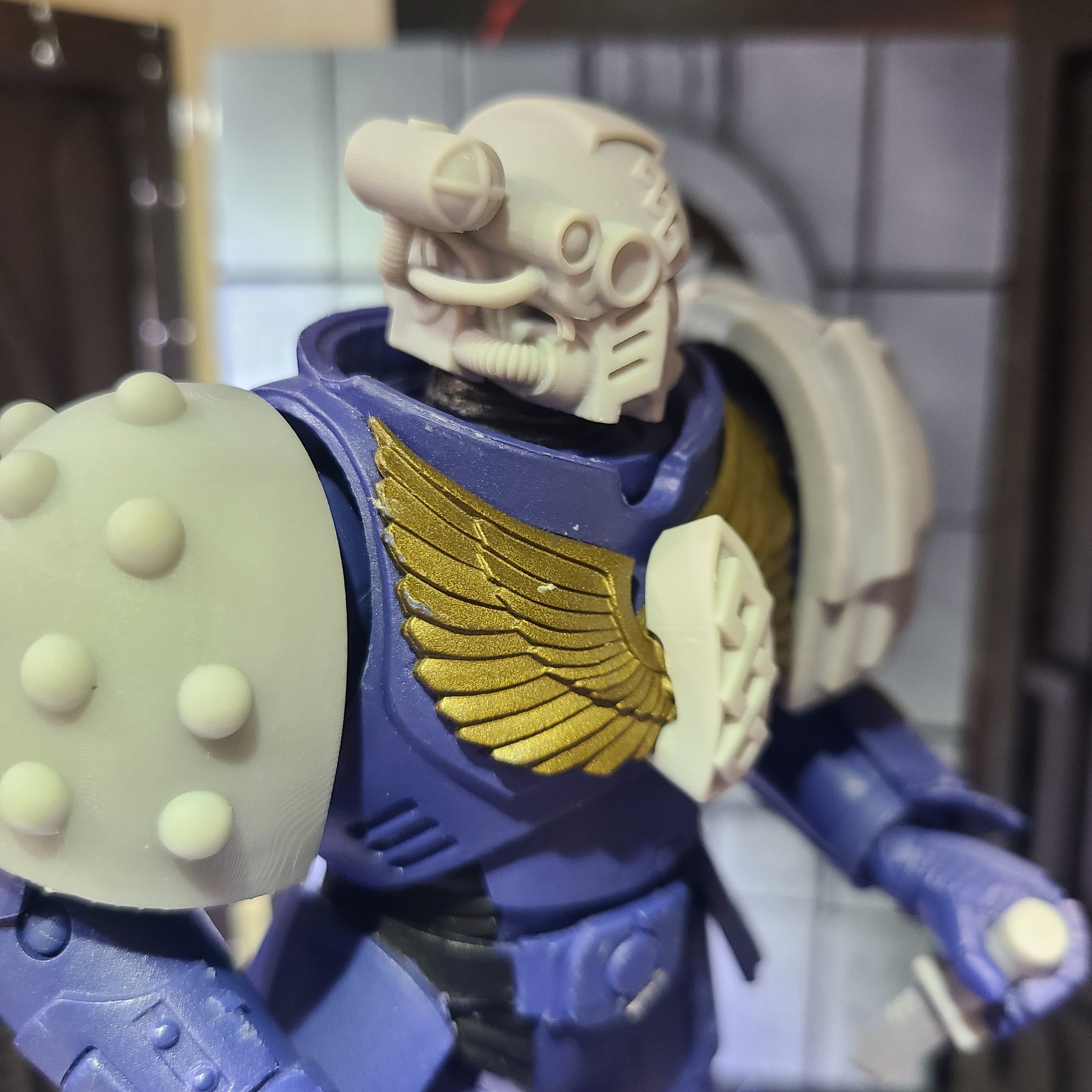 Apothecary Chest Armor Decal for McFarlane Toys Loyalist Marine Action Figures Custom 1:12th Scale Armor
