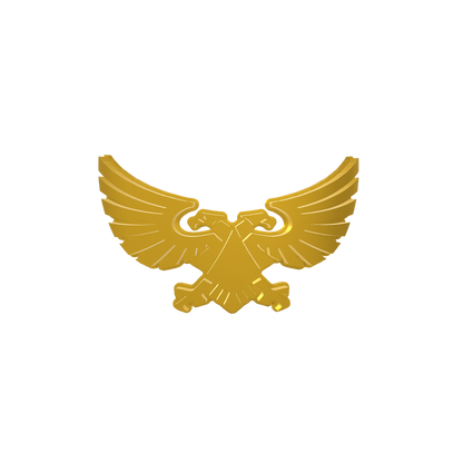 Winged Aquila Chestplate Decal for McFarlane Toys Space Marine Action Figures Custom 1:10th Scale Part