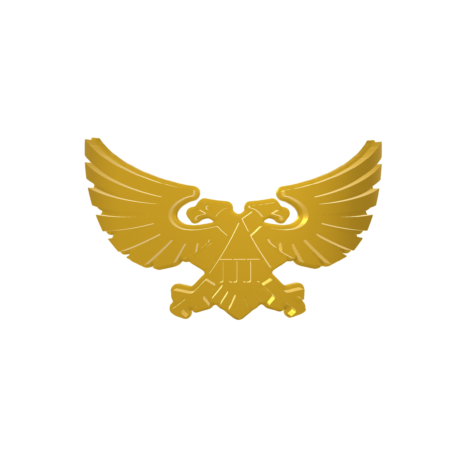 Emperor's Children Legion Winged Aquila with Embossed III Chestplate Decal for McFarlane Toys Space Marine Action Figures Custom 1:10th Scale Part
