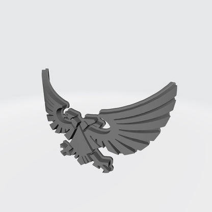 Winged Aquila Chestplate Decal for McFarlane Toys Space Marine Action Figures Custom 1:10th Scale Part
