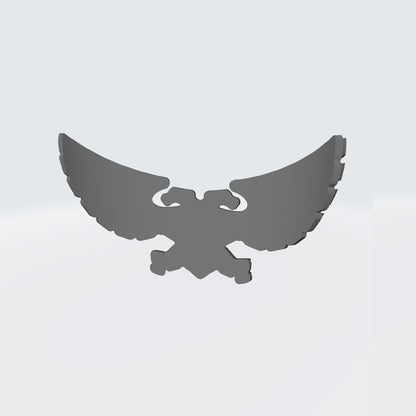 Winged Aquila Chestplate Decal for McFarlane Toys Space Marine Action Figures Custom 1:10th Scale Part