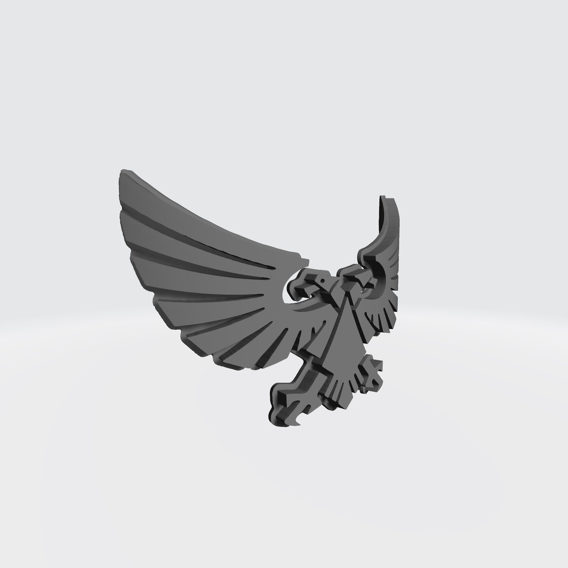 Winged Aquila Chestplate Decal for McFarlane Toys Space Marine Action Figures Custom 1:10th Scale Part