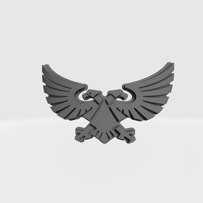 Winged Aquila Chestplate Decal for McFarlane Toys Space Marine Action Figures Custom 1:10th Scale Part