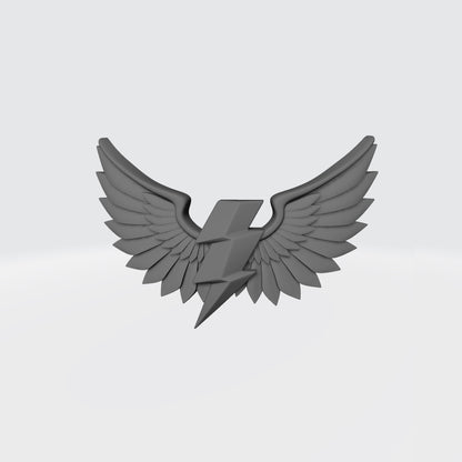 White Scars Lightning Bolt Chestplate with Wings Compatible with McFarlane Toys Space Marines