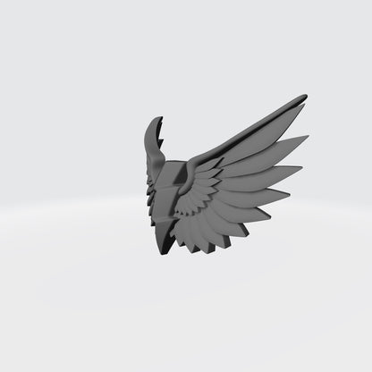 White Scars Lightning Bolt Chestplate with Wings Compatible with McFarlane Toys Space Marines