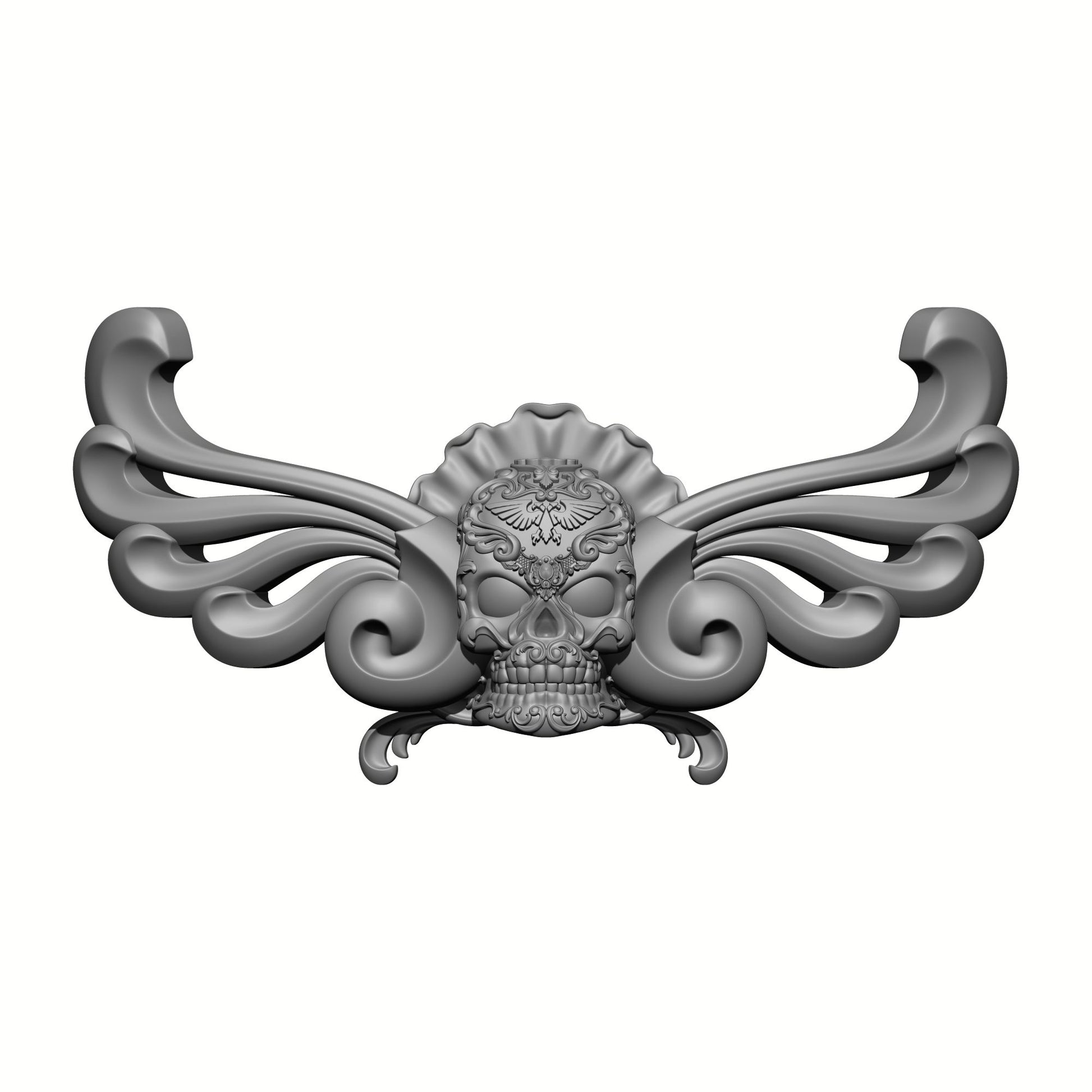 Los Muertos Chapter Ornamental Winged Chest Decal for McFarlane Toys Space Marine Action Figures