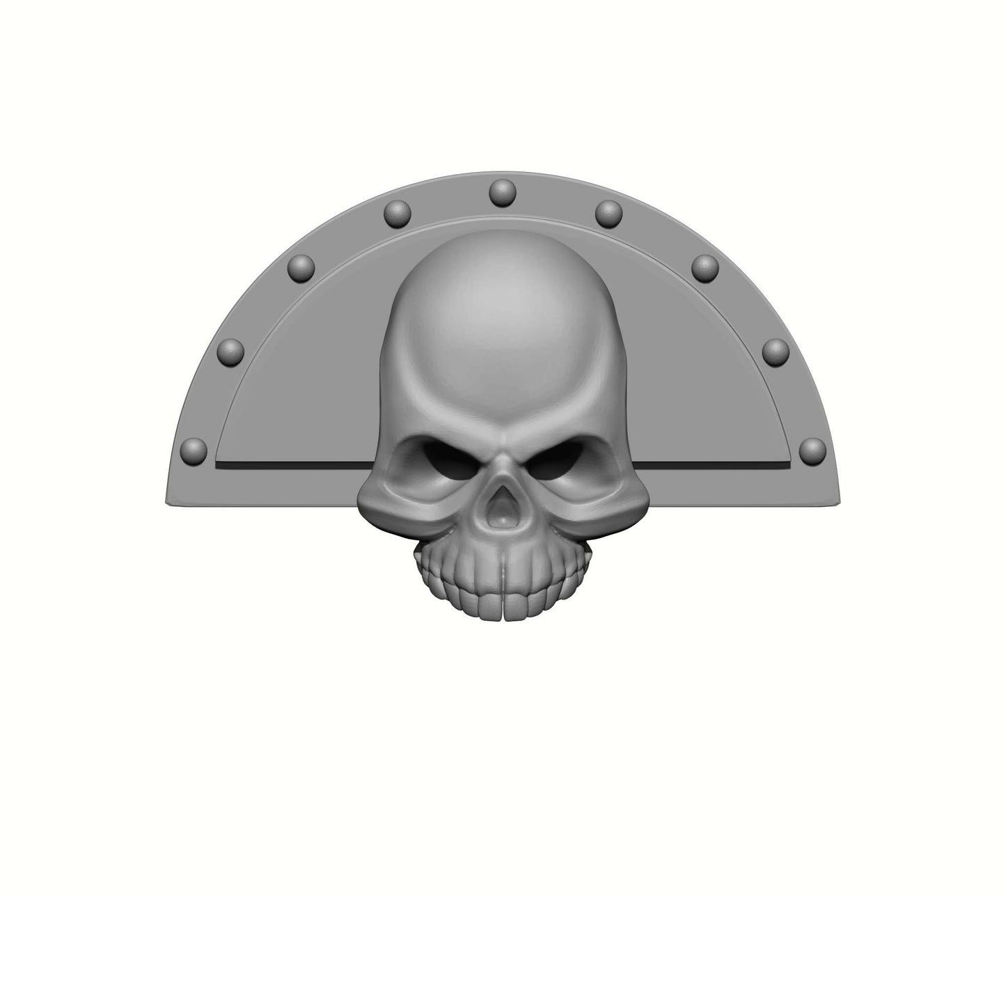 Deathwatch Armour Elbow Fan Plates with Skull for McFarlane Toys Space Marine Action Figures