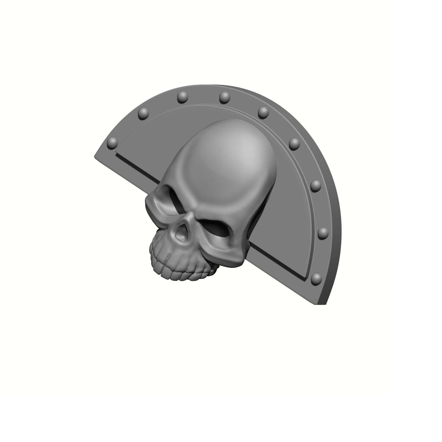 Deathwatch Armour Elbow Fan Plates with Skull for McFarlane Toys Space Marine Action Figures