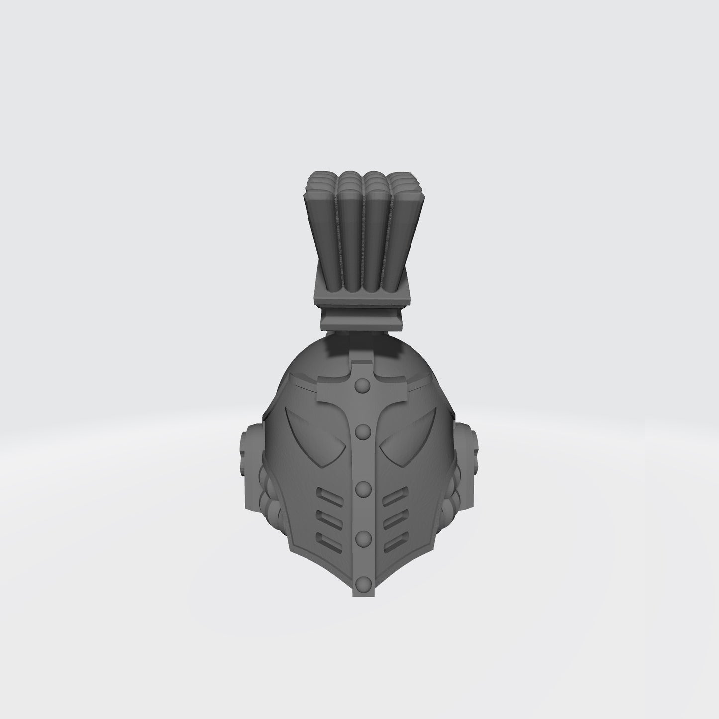 Emperor's Children 30k Helmet with Forward Plume compatible with McFarlane Toys Space Marine Action Figures