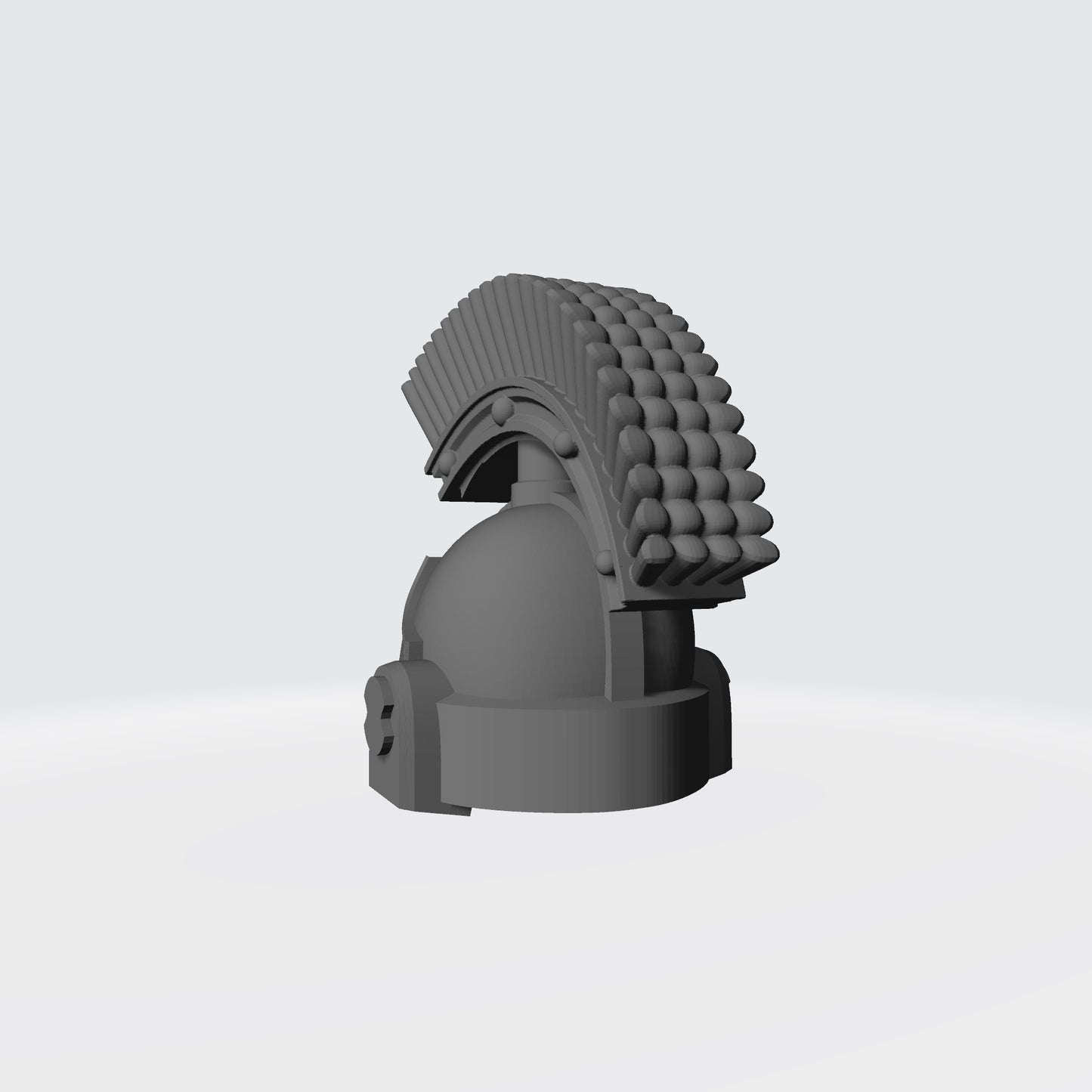 Emperor's Children 30k Helmet with Forward Plume compatible with McFarlane Toys Space Marine Action Figures