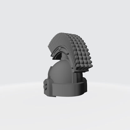 Emperor's Children 30k Helmet with Forward Plume compatible with McFarlane Toys Space Marine Action Figures