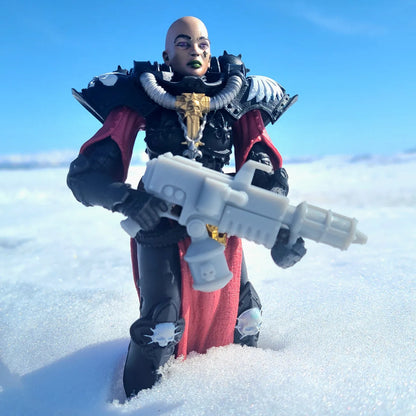 Sister of War Flamer Compatible with McFarlane Toys McFarlane Toys Warhammer 40,000 Adepta Sororitas Battle Sister 7" Action Figure in the Snow