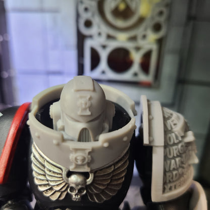 Deathwatch Gorget with Inquisition Icon for McFarlane Toys Loyalist Marine Action Figures