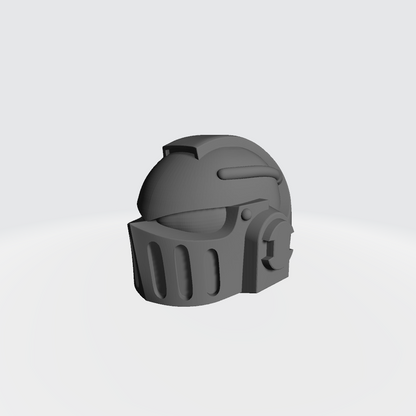 Demon Hunters Helmet Ver B Compatible McFarlane Toys Space Marine 7" Action Figures Left Angle
