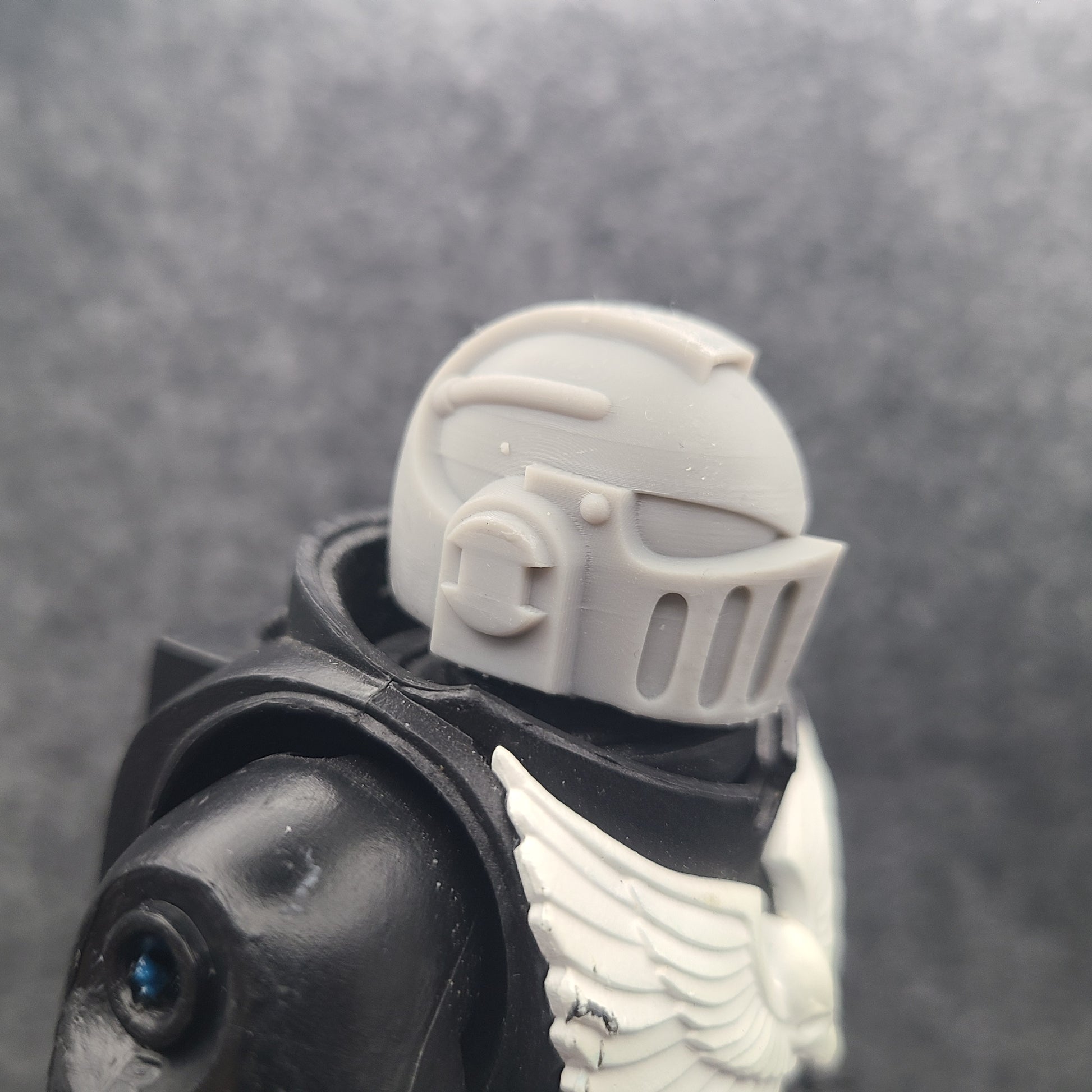 Demon Hunters Helmet Ver B Compatible McFarlane Toys Space Marine 7" Action Figures by Fantasy World Games