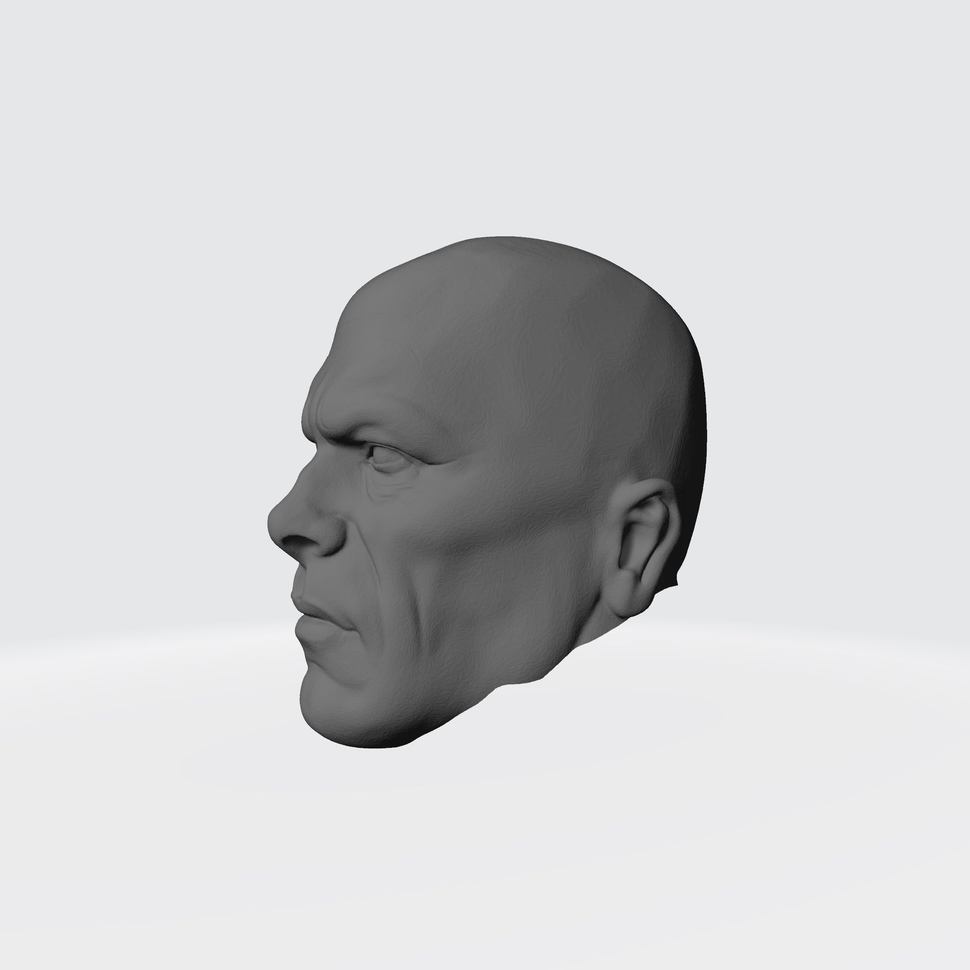 Omega Sentinels Castor the Resolute head sculpt resin accessory for McFarlane Toys 7-inch armored action figures by Fantasy World Games.