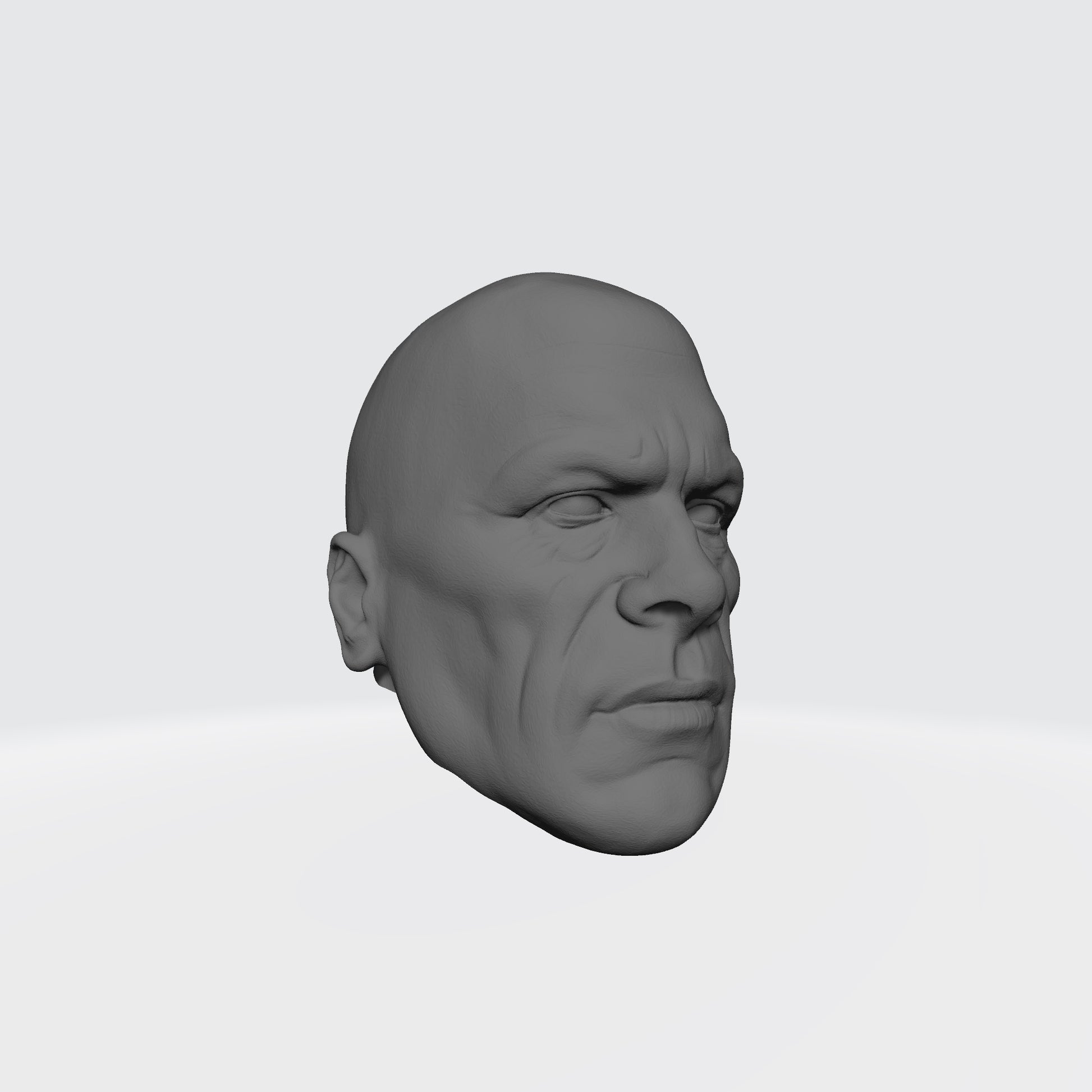 Omega Sentinels Castor the Resolute head sculpt resin accessory for McFarlane Toys 7-inch armored action figures by Fantasy World Games.