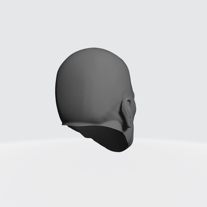 Omega Sentinels Castor the Resolute head sculpt resin accessory for McFarlane Toys 7-inch armored action figures by Fantasy World Games.