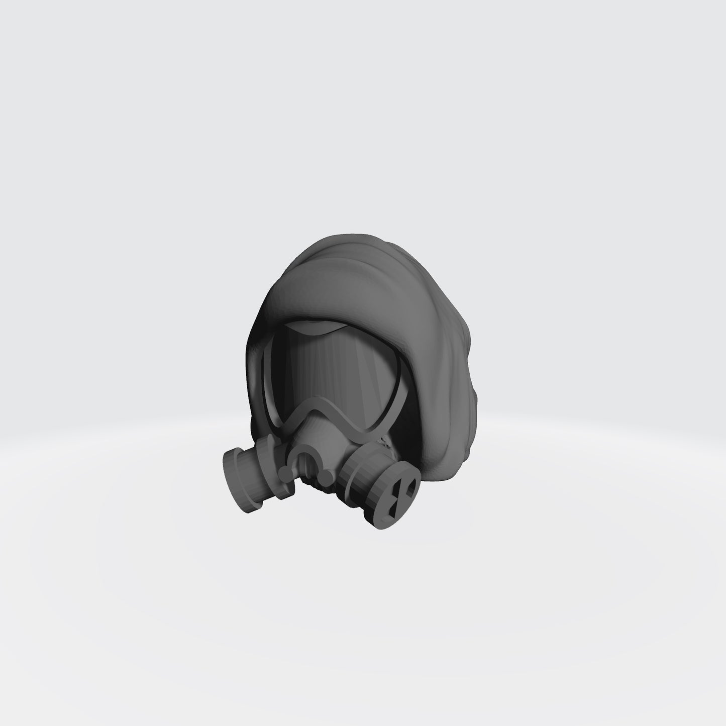 Armageddon Steel  Legion Head Swap with Hood and Gas mask for McFarlane Toys Action Figures 