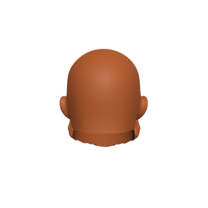 Grizzled Veteran Warrior Marine Bald Head Sculpt with Beard Compatible with McFarlane Loyalist Marine Action Figures