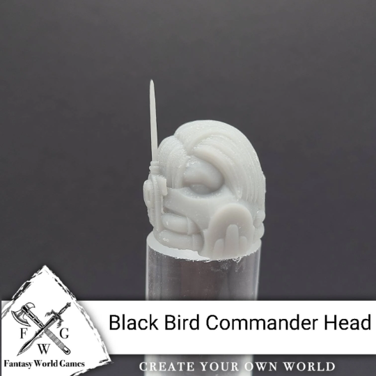 Raven Guard Kayvaan Shrike Head Sculpt for McFarlane Toys Space Marine Action Figures