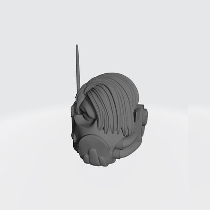 Raven Guard Kayvaan Shrike Head Sculpt for McFarlane Toys Space Marine Action Figures