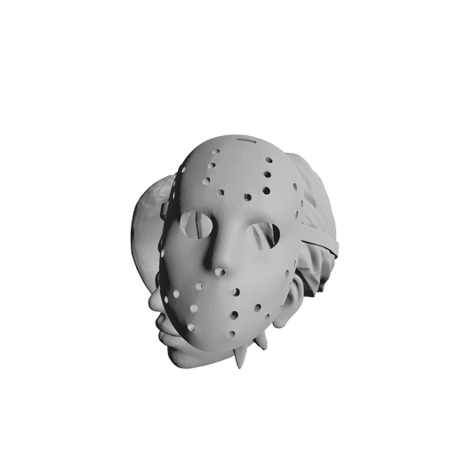 Sisters of Battle Head with Jason Hockey Mask for McFarlane Toys Adepta Sororitas Battle Sister Action Figures Custom 1:12th Scale Head Swap