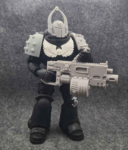 Custom Heavy Bolter - Executer Cannon with Drum for McFarlane Toys Battle Brother Action Figures