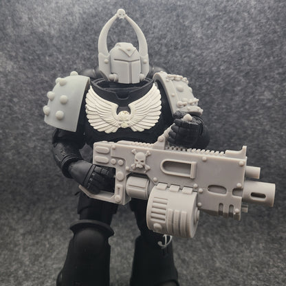 Custom Heavy Bolter - Executer Cannon with Drum for McFarlane Toys Battle Brother Action Figures