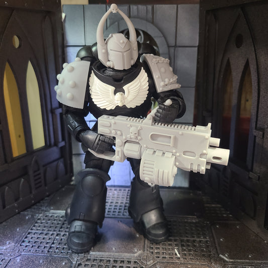 Custom Heavy Bolter - Executer Cannon with Drum for McFarlane Toys Battle Brother Action Figures