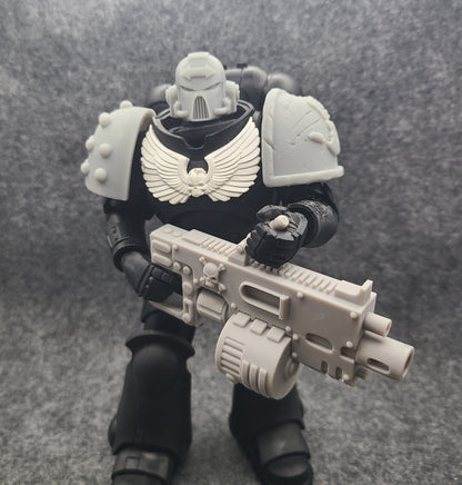 Custom Heavy Bolter - Executer Cannon with Drum for McFarlane Toys Battle Brother Action Figures