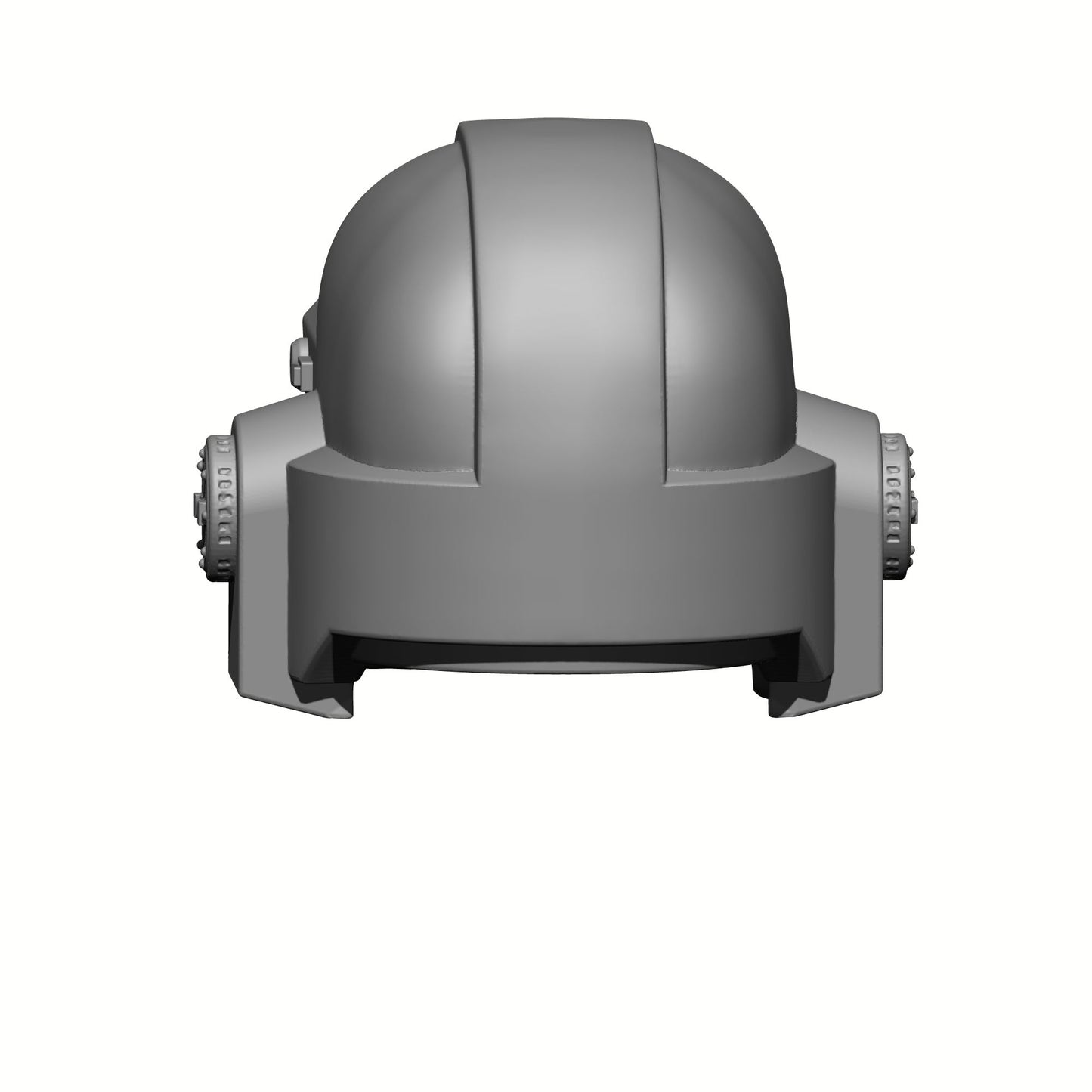 Back of the Techmarine Mark VI Helmet with Optics Compatible with McFarlane Toys Space Marine Action Figures