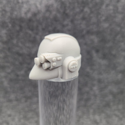 Techmarine Mark VI Helmet with Optics Compatible with McFarlane Toys Space Marine Action Figures by Fantasy World Games