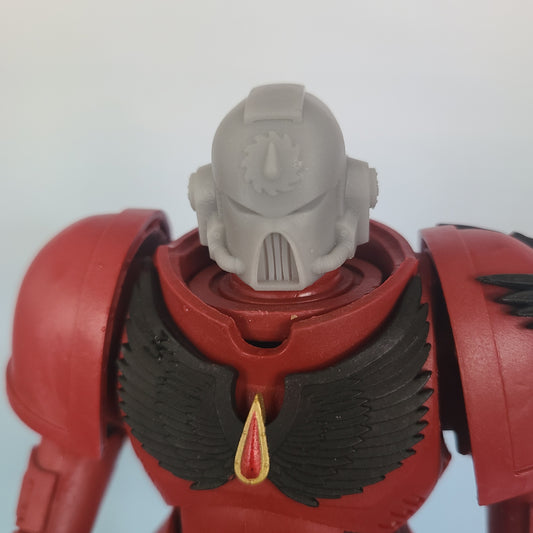 Flesh Tearers Chapter Mark VII Helmet for McFarlane Toys Loyalist Marine Action Figures
