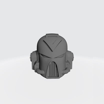 Retributors Chapter Mark VII Helmet with Chevron for McFarlane Toys Space Marine Action Figures